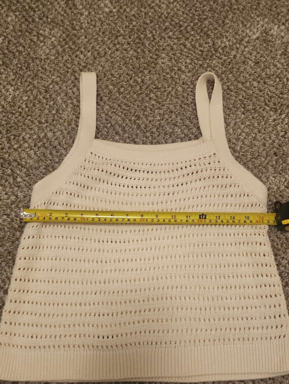 Universal Threads Cream Knit Tank Top - Women - Picture 6 of 7